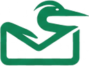 SendHeron logo, a heron over an envelope